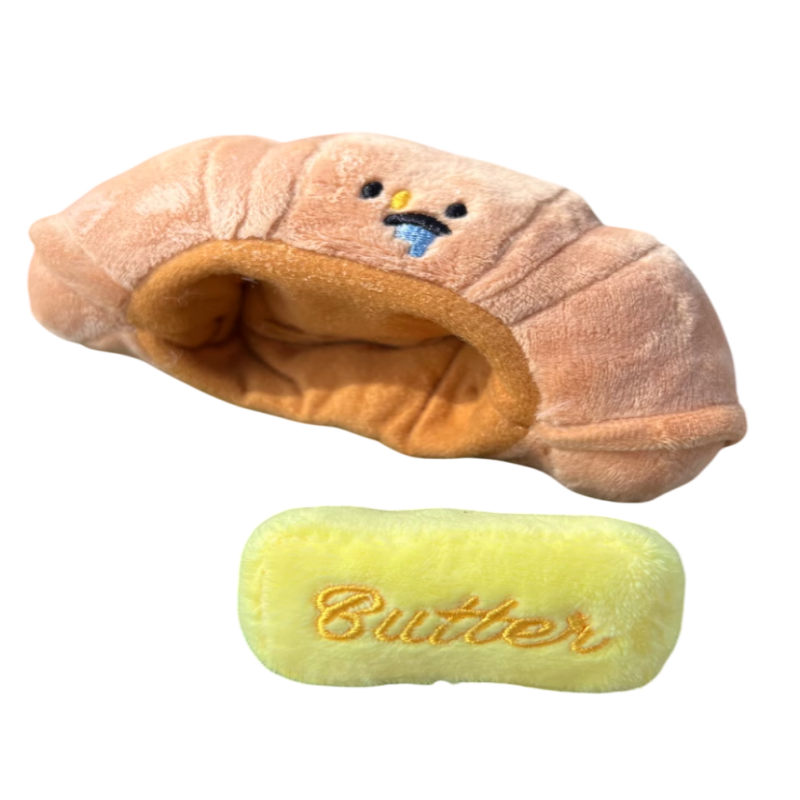 Butter Croissant Treat Hiding